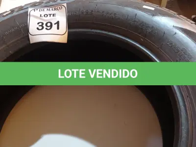 LOTE 391 - 01 PNEU DE CAMINHONETE 225/75 ARO16. (NO ESTADO) ATENÇÃO! FAZER A VISITAÇÃO ANTES DE ARREMATAR, NÃO SABEMOS SE FUNCIONA. LEILÃO NÃO TEM GARANTIA E NEM DEVOLUÇÃO, SUJEITO A POSSÍVEIS AVARIAS VISÍVEIS/OCULTAS E/OU AUSÊNCIA DE COMPONENTES.