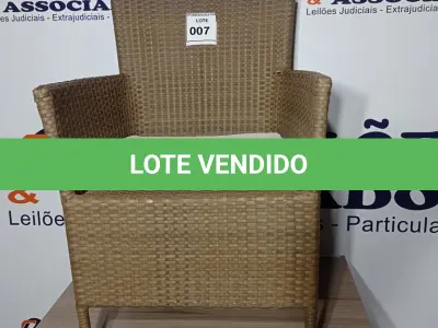 LOTE 007 - 01 GARDEN EASY. (POLTRONA DE JARDIM) (NO ESTADO EM QUE SE ENCONTRA. SUJEITO A AVARIAS OCULTAS/VISÍVEIS.) BH1541K