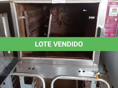 LOTE 423 - 01 FORNO ELÉTRICO TEDESCO TURBO. (NO ESTADO) ATENÇÃO! FAZER A VISITAÇÃO ANTES DE ARREMATAR, NÃO SABEMOS SE FUNCIONA. LEILÃO NÃO TEM GARANTIA E NEM DEVOLUÇÃO, SUJEITO A POSSÍVEIS AVARIAS VISÍVEIS/OCULTAS E/OU AUSÊNCIA DE COMPONENTES.