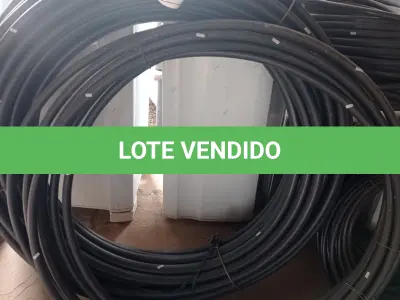 LOTE 426 - 02 ROLOS DE MANGUEIRA.  (NO ESTADO) ATENÇÃO! FAZER A VISITAÇÃO ANTES DE ARREMATAR, NÃO SABEMOS SE FUNCIONA. LEILÃO NÃO TEM GARANTIA E NEM DEVOLUÇÃO, SUJEITO A POSSÍVEIS AVARIAS VISÍVEIS/OCULTAS E/OU AUSÊNCIA DE COMPONENTES.