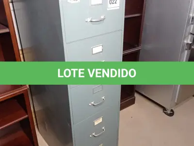 LOTE 022 - 01 ARQUIVO EM AÇO 04 GAVETAS. (NO ESTADO EM QUE SE ENCONTRA. SUJEITO A AVARIAS OCULTAS/VISÍVEIS.)