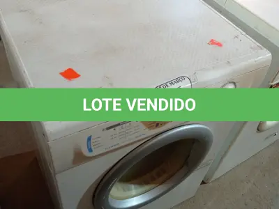LOTE 399 - 01 MÁQUINA DE LAVAR MARCA ELECTROLUX 10KG 220V. (NO ESTADO) ATENÇÃO! FAZER A VISITAÇÃO ANTES DE ARREMATAR, NÃO SABEMOS SE FUNCIONA. LEILÃO NÃO TEM GARANTIA E NEM DEVOLUÇÃO, SUJEITO A POSSÍVEIS AVARIAS VISÍVEIS/OCULTAS E/OU AUSÊNCIA DE COMPONENTES.