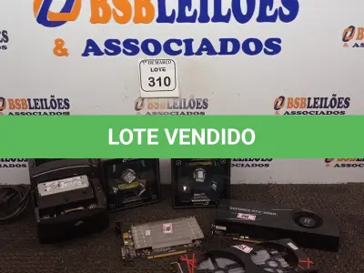 LOTE 310 - 01 IMPRESSORA TÉRMICA, 02 LEITORES DE CÓDIGO DE BARRAS E 3 PLACAS DE VÍDEO.  (NO ESTADO) ATENÇÃO! FAZER A VISITAÇÃO ANTES DE ARREMATAR, NÃO SABEMOS SE FUNCIONA. LEILÃO NÃO TEM GARANTIA E NEM DEVOLUÇÃO, SUJEITO A POSSÍVEIS AVARIAS VISÍVEIS/OCULTAS E/OU AUSÊNCIA DE COMPONENTES.
