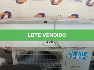 LOTE 306 - 01 AR CONDICIONADO MIDEA INVERTE 12.000BTUS E EVAPORADORA CÔNSUL. (NO ESTADO) ATENÇÃO! FAZER A VISITAÇÃO ANTES DE ARREMATAR, NÃO SABEMOS SE FUNCIONA. LEILÃO NÃO TEM GARANTIA E NEM DEVOLUÇÃO, SUJEITO A POSSÍVEIS AVARIAS VISÍVEIS/OCULTAS E/OU AUSÊNCIA DE COMPONENTES.