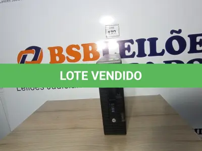 LOTE 130 - 01 CPU HP 8GB 231098. (NO ESTADO EM QUE SE ENCONTRA. SUJEITO A AVARIAS OCULTAS/VISÍVEIS.)