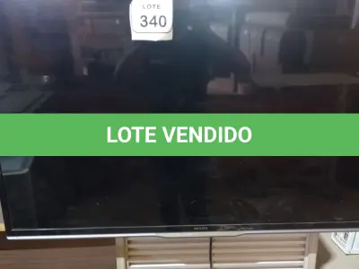 LOTE 340 - 01 TV PHILIPS SEM CONTROLE 46”. (NO ESTADO) ATENÇÃO! FAZER A VISITAÇÃO ANTES DE ARREMATAR, NÃO SABEMOS SE FUNCIONA. LEILÃO NÃO TEM GARANTIA E NEM DEVOLUÇÃO, SUJEITO A POSSÍVEIS AVARIAS VISÍVEIS/OCULTAS E/OU AUSÊNCIA DE COMPONENTES.