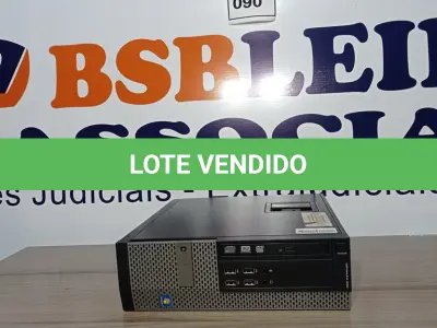 LOTE 090 - 01 CPU DELL 4GB CD0004100420. (NO ESTADO EM QUE SE ENCONTRA. SUJEITO A AVARIAS OCULTAS/VISÍVEIS.)
