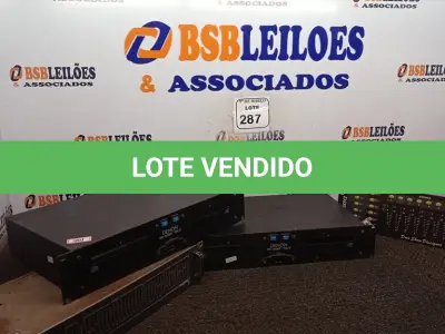 LOTE 287 - 02 APARELHOS DENON DN-20000F MK2, 01 EQUALIZADOR ESTÉREO E 01 DMX SHOW DESIGNER. (NO ESTADO) ATENÇÃO! FAZER A VISITAÇÃO ANTES DE ARREMATAR, NÃO SABEMOS SE FUNCIONA. LEILÃO NÃO TEM GARANTIA E NEM DEVOLUÇÃO, SUJEITO A POSSÍVEIS AVARIAS VISÍVEIS/OCULTAS E/OU AUSÊNCIA DE COMPONENTES.