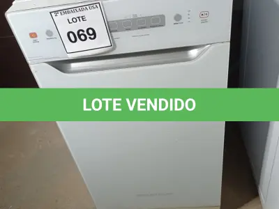 LOTE 069 - 01 MÁQUINA DE LAVAR LOUÇA 220V (DISHWASHER ). (NO ESTADO EM QUE SE ENCONTRA. SUJEITO A AVARIAS OCULTAS/VISÍVEIS.) BF8718S