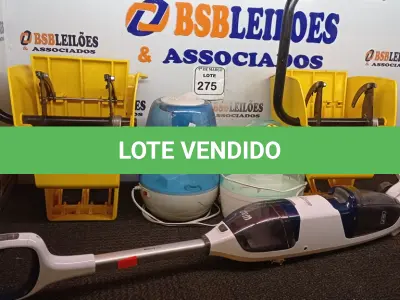 LOTE 275 - 02 UMIDIFICADORES DE AMBIENTE, 01 ASPIRADOR DE PÓ E 02 PEÇAS PARA CARRINHO DE LIMPEZA. (NO ESTADO) ATENÇÃO! FAZER A VISITAÇÃO ANTES DE ARREMATAR, NÃO SABEMOS SE FUNCIONA. LEILÃO NÃO TEM GARANTIA E NEM DEVOLUÇÃO, SUJEITO A POSSÍVEIS AVARIAS VISÍVEIS/OCULTAS E/OU AUSÊNCIA DE COMPONENTES.