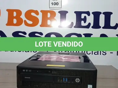 LOTE 100 - 01 CPU HP CORE I5 8GB - 851481 (NO ESTADO EM QUE SE ENCONTRA. SUJEITO A AVARIAS OCULTAS/VISÍVEIS.)