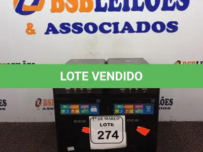 LOTE 274 - 02 CPU’S MARCA CCE. (NO ESTADO) ATENÇÃO! FAZER A VISITAÇÃO ANTES DE ARREMATAR, NÃO SABEMOS SE FUNCIONA. LEILÃO NÃO TEM GARANTIA E NEM DEVOLUÇÃO, SUJEITO A POSSÍVEIS AVARIAS VISÍVEIS/OCULTAS E/OU AUSÊNCIA DE COMPONENTES.