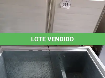 LOTE 336 - 01 FREEZER HORIZONTAL 2 TAMPAS 220VOLTS. (NO ESTADO) ATENÇÃO! FAZER A VISITAÇÃO ANTES DE ARREMATAR, NÃO SABEMOS SE FUNCIONA. LEILÃO NÃO TEM GARANTIA E NEM DEVOLUÇÃO, SUJEITO A POSSÍVEIS AVARIAS VISÍVEIS/OCULTAS E/OU AUSÊNCIA DE COMPONENTES.