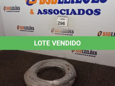 LOTE 296 - 10KG DE ARAME GALVANIZADOS. (NO ESTADO) ATENÇÃO! FAZER A VISITAÇÃO ANTES DE ARREMATAR, NÃO SABEMOS SE FUNCIONA. LEILÃO NÃO TEM GARANTIA E NEM DEVOLUÇÃO, SUJEITO A POSSÍVEIS AVARIAS VISÍVEIS/OCULTAS E/OU AUSÊNCIA DE COMPONENTES.