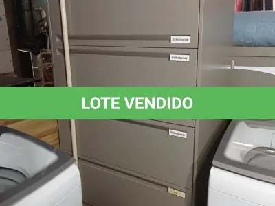 LOTE 016 - 01 ARMÁRIO DE FERRO 5 GAVETAS. (NO ESTADO EM QUE SE ENCONTRA. SUJEITO A AVARIAS OCULTAS/VISÍVEIS.)