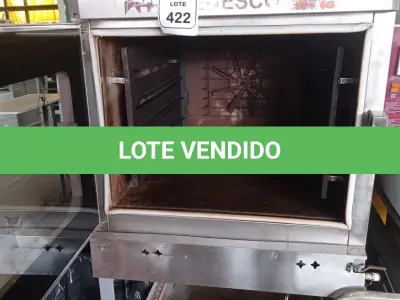 LOTE 422 - 01 FORNO ELÉTRICO TEDESCO TURBO FTT 150G. (NO ESTADO) ATENÇÃO! FAZER A VISITAÇÃO ANTES DE ARREMATAR, NÃO SABEMOS SE FUNCIONA. LEILÃO NÃO TEM GARANTIA E NEM DEVOLUÇÃO, SUJEITO A POSSÍVEIS AVARIAS VISÍVEIS/OCULTAS E/OU AUSÊNCIA DE COMPONENTES.