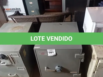 LOTE 081 - 01 SAFE (COFRE) 7410266. (NO ESTADO EM QUE SE ENCONTRA. SUJEITO A AVARIAS OCULTAS/VISÍVEIS.)
