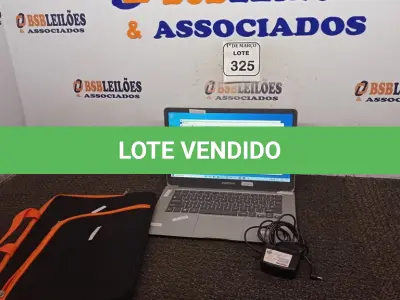 LOTE 325 - 01 NOTEBOOK POSITIVO COM FONTE. (NO ESTADO) ATENÇÃO! FAZER A VISITAÇÃO ANTES DE ARREMATAR, NÃO SABEMOS SE FUNCIONA. LEILÃO NÃO TEM GARANTIA E NEM DEVOLUÇÃO, SUJEITO A POSSÍVEIS AVARIAS VISÍVEIS/OCULTAS E/OU AUSÊNCIA DE COMPONENTES.