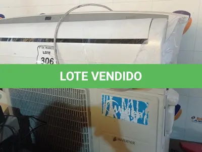 LOTE 306 - 01 AR CONDICIONADO MIDEA INVERTE 12.000BTUS E EVAPORADORA CÔNSUL. (NO ESTADO) ATENÇÃO! FAZER A VISITAÇÃO ANTES DE ARREMATAR, NÃO SABEMOS SE FUNCIONA. LEILÃO NÃO TEM GARANTIA E NEM DEVOLUÇÃO, SUJEITO A POSSÍVEIS AVARIAS VISÍVEIS/OCULTAS E/OU AUSÊNCIA DE COMPONENTES.