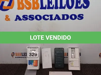 LOTE 329 - 01 CELULAR READMI A9 (NOVO). (NO ESTADO) ATENÇÃO! FAZER A VISITAÇÃO ANTES DE ARREMATAR, NÃO SABEMOS SE FUNCIONA. LEILÃO NÃO TEM GARANTIA E NEM DEVOLUÇÃO, SUJEITO A POSSÍVEIS AVARIAS VISÍVEIS/OCULTAS E/OU AUSÊNCIA DE COMPONENTES.