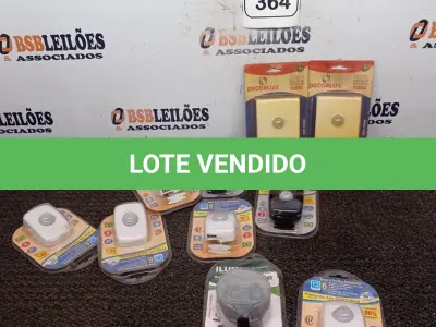 LOTE 364 - 01 LOTE COM SENSORES DE PRESENÇA. (NO ESTADO) ATENÇÃO! FAZER A VISITAÇÃO ANTES DE ARREMATAR, NÃO SABEMOS SE FUNCIONA. LEILÃO NÃO TEM GARANTIA E NEM DEVOLUÇÃO, SUJEITO A POSSÍVEIS AVARIAS VISÍVEIS/OCULTAS E/OU AUSÊNCIA DE COMPONENTES.