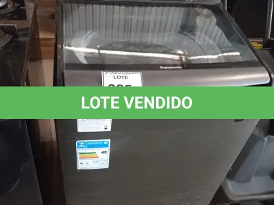 LOTE 325 - 01 MÁQUINA DE LAVAR PANASONIC 17 KG 220V (WASHER). (NO ESTADO EM QUE SE ENCONTRA. SUJEITO A AVARIAS OCULTAS/VISÍVEIS.) BH1472N