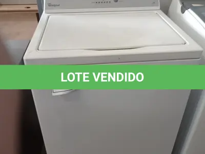 LOTE 273 - 01 MÁQUINA DE LAVAR WHIRLPOOL 110V (WASHER).  (NO ESTADO EM QUE SE ENCONTRA. SUJEITO A AVARIAS OCULTAS/VISÍVEIS.) AV9667T