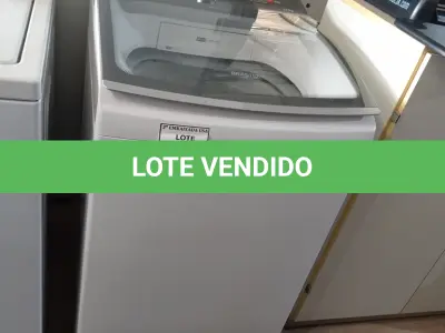 LOTE 272 - 01MÁQUINA DE LAVAR BRASTEMP 12KG 220V (WASHER). (NO ESTADO EM QUE SE ENCONTRA. SUJEITO A AVARIAS OCULTAS/VISÍVEIS.) BH1518X