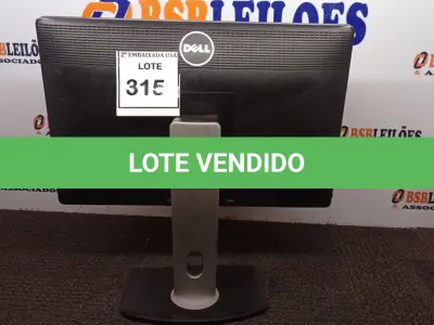 LOTE 315 - 01 MONITOR DELL. (NO ESTADO EM QUE SE ENCONTRA. SUJEITO A AVARIAS OCULTAS/VISÍVEIS.)