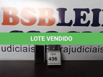 LOTE 436 - 01 IPHONE CD0004208535. (NO ESTADO EM QUE SE ENCONTRA. SUJEITO A AVARIAS OCULTAS/VISÍVEIS.)