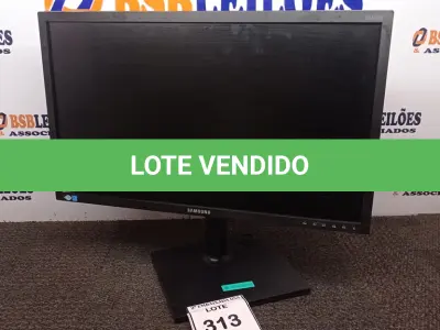 LOTE 313 - 01 MONITOR SAMSUNG. (NO ESTADO EM QUE SE ENCONTRA. SUJEITO A AVARIAS OCULTAS/VISÍVEIS.) BF8654Y