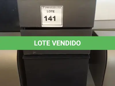 LOTE 141 - 01 GAVETEIRO EM AÇO COM 03 GAVETAS. (NO ESTADO EM QUE SE ENCONTRA. SUJEITO A AVARIAS OCULTAS/VISÍVEIS.)