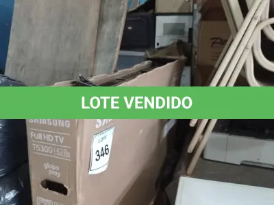 LOTE 346 - 01 TELEVISION. (NO ESTADO EM QUE SE ENCONTRA. SUJEITO A AVARIAS OCULTAS/VISÍVEIS.) BH1495L