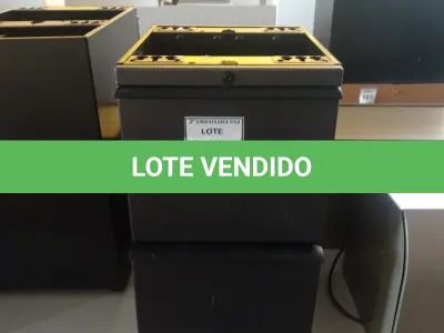 LOTE 148 - 01 GAVETEIRO EM AÇO COM 02 GAVETAS. (NO ESTADO EM QUE SE ENCONTRA. SUJEITO A AVARIAS OCULTAS/VISÍVEIS.)