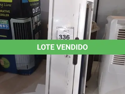 LOTE 336 - 01 AR CONDICIONADO LG  12.000BTUS 220V. (NO ESTADO EM QUE SE ENCONTRA. SUJEITO A AVARIAS OCULTAS/VISÍVEIS.) BF8495K