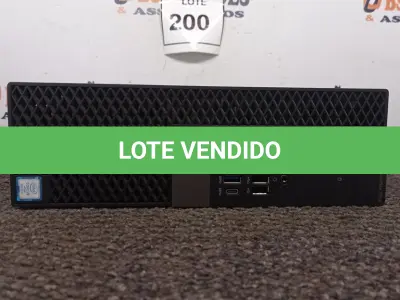 LOTE 200 - 01 CPU DELL CORE I5 8GB - CD0001051928 (NO ESTADO EM QUE SE ENCONTRA. SUJEITO A AVARIAS OCULTAS/VISÍVEIS.)