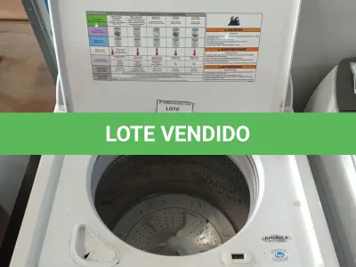LOTE 273 - 01 MÁQUINA DE LAVAR WHIRLPOOL 110V (WASHER).  (NO ESTADO EM QUE SE ENCONTRA. SUJEITO A AVARIAS OCULTAS/VISÍVEIS.) AV9667T