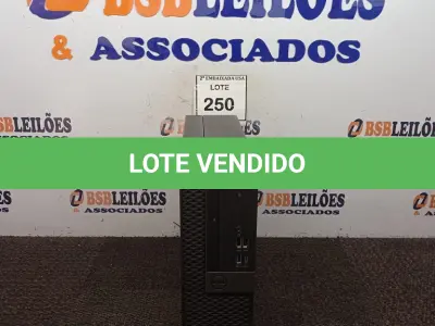 LOTE 250 - 01 CPU DELL CORE I5 8GB-  CD0001051942. (NO ESTADO EM QUE SE ENCONTRA. SUJEITO A AVARIAS OCULTAS/VISÍVEIS.)
