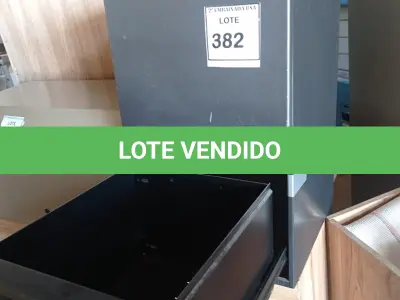 LOTE 382 - 01 GAVETEIRO EM AÇO 02 GAVETAS. (NO ESTADO EM QUE SE ENCONTRA. SUJEITO A AVARIAS OCULTAS/VISÍVEIS.)