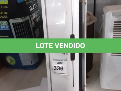 LOTE 336 - 01 AR CONDICIONADO LG  12.000BTUS 220V. (NO ESTADO EM QUE SE ENCONTRA. SUJEITO A AVARIAS OCULTAS/VISÍVEIS.) BF8495K