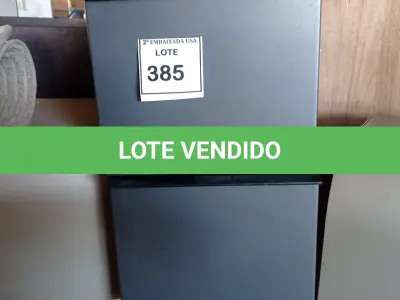 LOTE 385 - 01 GAVETEIRO EM AÇO 02 GAVETAS. (NO ESTADO EM QUE SE ENCONTRA. SUJEITO A AVARIAS OCULTAS/VISÍVEIS.)