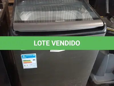 LOTE 325 - 01 MÁQUINA DE LAVAR PANASONIC 17 KG 220V (WASHER). (NO ESTADO EM QUE SE ENCONTRA. SUJEITO A AVARIAS OCULTAS/VISÍVEIS.) BH1472N