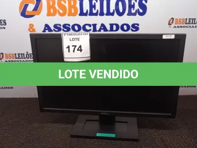 LOTE 174 - 01 MONITOR DELL. (NO ESTADO EM QUE SE ENCONTRA. SUJEITO A AVARIAS OCULTAS/VISÍVEIS.)
