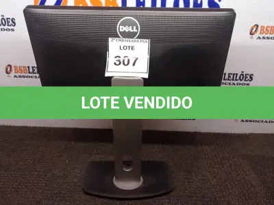 LOTE 307 - 01 MONITOR DELL. (NO ESTADO EM QUE SE ENCONTRA. SUJEITO A AVARIAS OCULTAS/VISÍVEIS.)