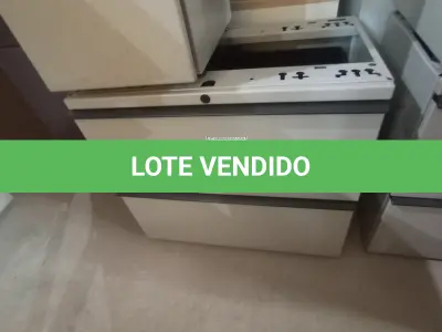 LOTE 192 - 01 ARMÁRIO BAIXO EM AÇO 02 GAVETAS. (NO ESTADO EM QUE SE ENCONTRA. SUJEITO A AVARIAS OCULTAS/VISÍVEIS.)
