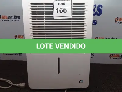 LOTE 168 - 01 DEHUMIDIFIER 110V. (NO ESTADO EM QUE SE ENCONTRA. SUJEITO A AVARIAS OCULTAS/VISÍVEIS.) AV9338S