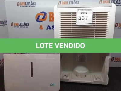 LOTE 337 - 01 DEHUMIDIFIER 110V. (NO ESTADO EM QUE SE ENCONTRA. SUJEITO A AVARIAS OCULTAS/VISÍVEIS.) AV9694M
