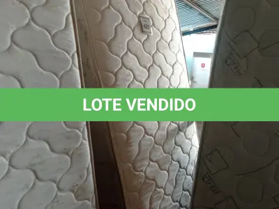 LOTE 422 - 01 MATTRESS TWIN E 01 BOX TWIN. (NO ESTADO EM QUE SE ENCONTRA. SUJEITO A AVARIAS OCULTAS/VISÍVEIS.) AV9911C/ BF8549X