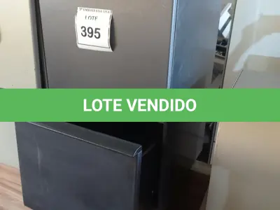 LOTE 395 - 01 GAVETEIRO EM AÇO 02 GAVETAS. (NO ESTADO EM QUE SE ENCONTRA. SUJEITO A AVARIAS OCULTAS/VISÍVEIS.)