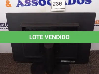 LOTE 236 - 01 MONITOR SAMSUNG Z6L BHCLF 301337Z. (NO ESTADO EM QUE SE ENCONTRA. SUJEITO A AVARIAS OCULTAS/VISÍVEIS.)